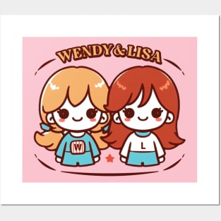 Wendy & Lisa // Fan Design Posters and Art